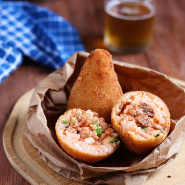 arancini in cesta